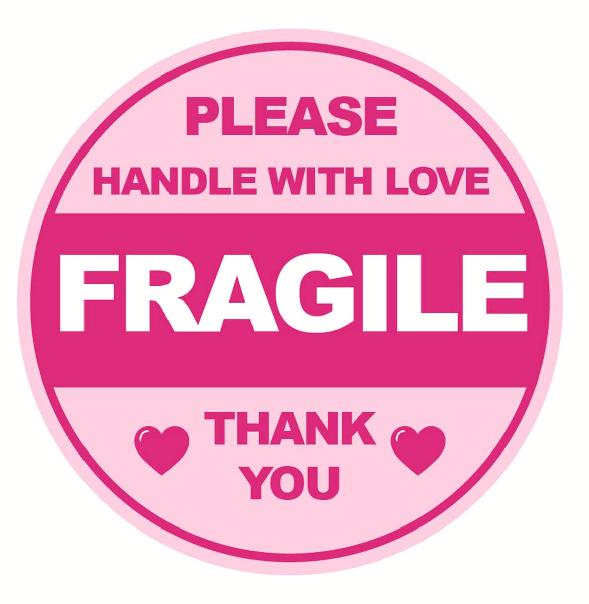 Amazon.com: 2inch 300pcs Cute Fragile Sticker Handle with Care